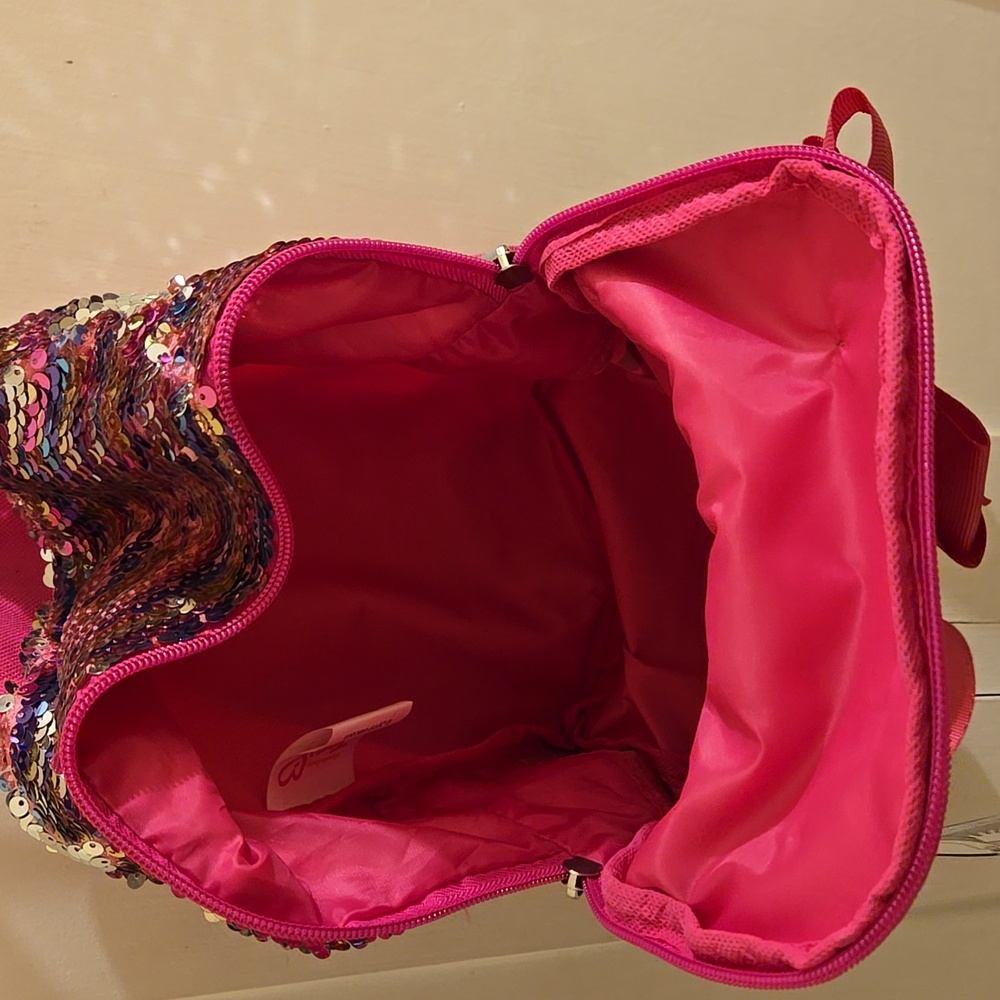 NWT JoJo Siwa sequined mini backpack - Picture 5 of 10